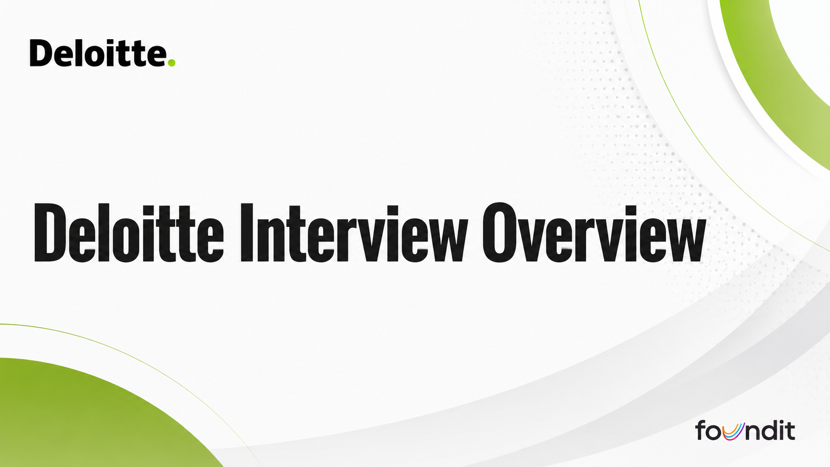 Deloitte Interview Overview